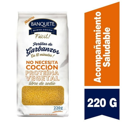 Perlitas De Garbanzo Fácil Bolsa 220 Gr Banquete