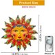 thumbnail image 3 of Decoración de Sol Daogtc en Metal de 12,87 Pulgadas, 3 of 3