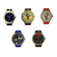 Set De Pines Disney Colección De Reloj De Personajes 5 Pines De Intercambio