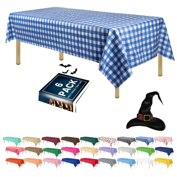 Mantel desechable ZIMPLEWARE 137 cm x 274 cm – Pack de 6