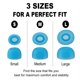 thumbnail image 4 of Puntillas XMTYAN para JBL Tune Buds 2 - Turquesa - S/M/L, 4 of 6