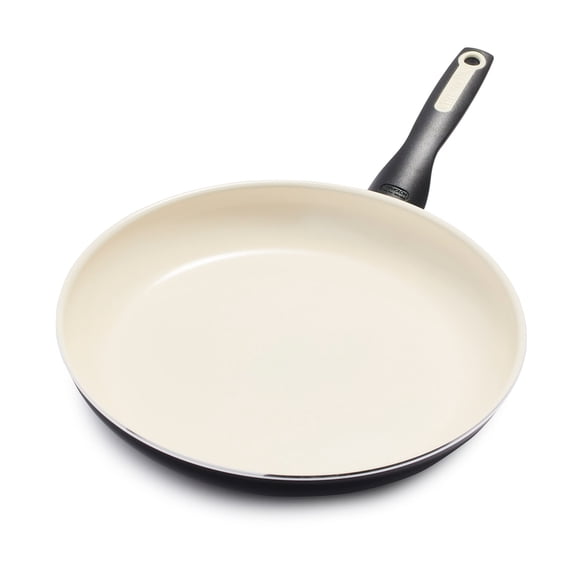 Sartén GreenPan Rio Healthy de cerámica antiadherente de 30 cm, color negro