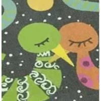 Genérico - Alfombra Bajada De Cama Larga Tela Tejido Modelo 4