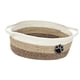 thumbnail image 4 of Cesta Tejida De Cuerda De Algodón, Cesta De Regalo Suave, Vacía Para Armario De Baño, Ropa, Color Caqui Y Marrón, 4 of 5