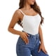 thumbnail image 4 of INSPIRE CHIC Camisola de Mujer Regreso a Clases con Sujetador Incorporado Correa Ajustable Flowy Swing Comi Chaleco Blanco XL, 4 of 6