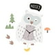thumbnail image 1 of Reloj De Pared Moderno Para Niños Con Péndulo Relojes De Aprendizaje Para La Escuela Niños Dormitorio Búho 23cmx34cm, 1 of 3