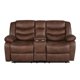 thumbnail image 3 of Sofá Reclinable 2 Cuerpos Con Consola Domingo Café, 3 of 12