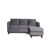 Barra Design - Seccional Mila Derecho Felpa Gris