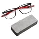 thumbnail image 3 of Gafas De Lectura Deportivas Gafas De Bloqueo De Luz Azul Para Mujeres Hombres Que Viajan Negro Rojo 150 °, 3 of 5
