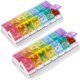 thumbnail image 1 of Organizador de Pastillas MEDca Semanal 7 Días AM/PM, Pack de 2, Tapa con Botón de Apertura Asistida, Fácil de Abrir, 1 of 6