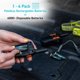 thumbnail image 4 of Pilas AAA recargables por USB, color azul pálido, iones de litio, 1,5 V, 600 mAh, 4 of 5