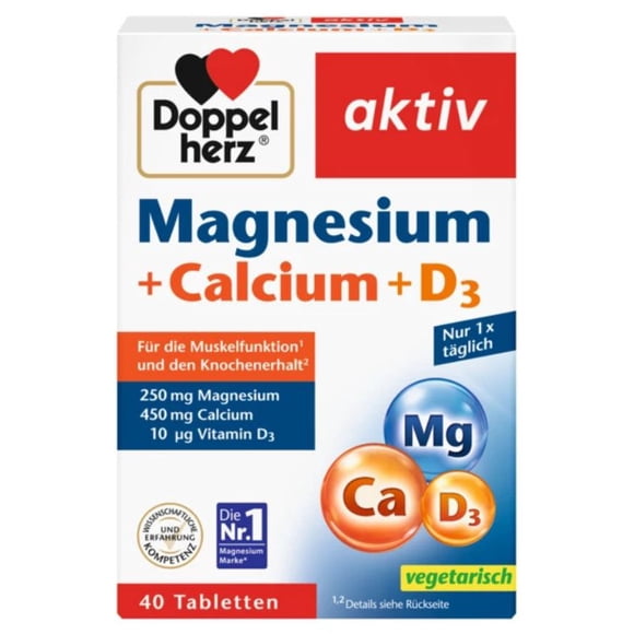 Magnesio + calcio + Vitamina D3