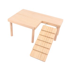 Ioensy - Plataformas De Madera Para Hámster Con Escalera Para Trepar Para Ratones, Jerbos Y Animales Pequeños