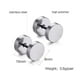 thumbnail image 4 of Aros Barbell plateados Punk Rock unisex Moda Juvenil 8mm, 4 of 4