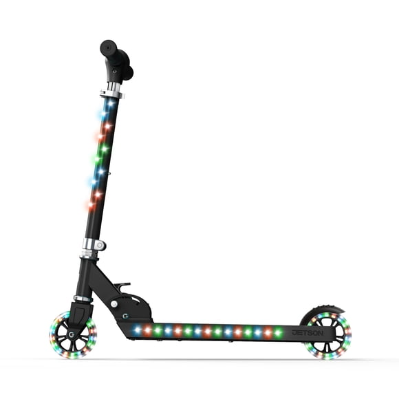 Kick Scooter Jetson Jupiter, portátil, plegable, negro, para niños