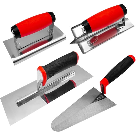 Set de Herramientas para Hormigón Hubaow 4 Piezas Acero Inoxidable 11x4 cm