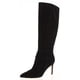thumbnail image 2 of Botas Nine West Richy Negras de Gamuza con Punta y Tacón de 8.5 cm, 2 of 5