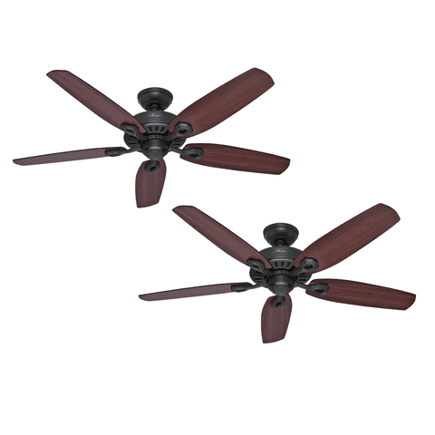 Hunterfan_Chile - Pack X2 Ventilador De Techo Hunter Builder Elite Bronce 52