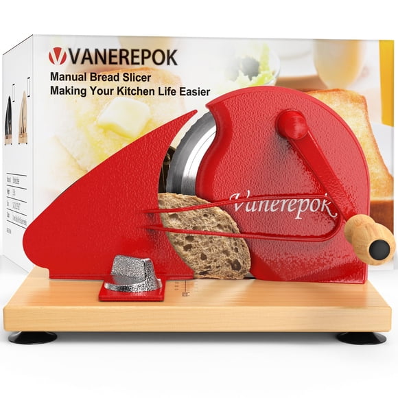 Cortador de pan vanerepok ajustable de 2,3 cm de grosor