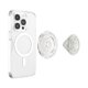 thumbnail image 4 of Empuñadura para teléfono PopSockets, redonda, compatible con MagSafe, transparente, purpurina, 4 of 6