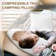 thumbnail image 2 of Almohada de viaje Ivellow Cooling Campamento de espuma viscoelástica blanca, 2 of 8