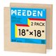 thumbnail image 1 of Tablero de lienzo de madera sin tratar MEEDEN 46 cm (pack de 2), 1 of 7