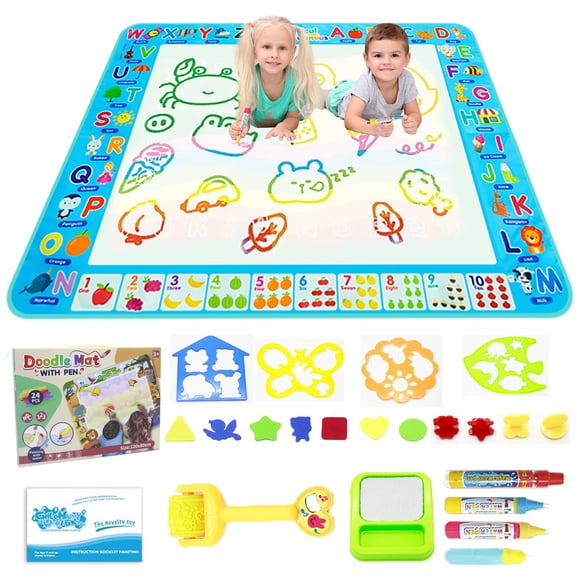 Alfombrilla de agua Niyopdg 102 × 81 cm sin desorden – tablero de garabatos