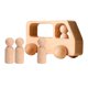 thumbnail image 2 of Juguete De Autobús De Madera, Actividades De Aprendizaje Preescolar, Bloques De Coche Para Regalos Preescolares, 2 of 5