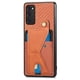 thumbnail image 2 of Funda Resistente para Samsung Galaxy S20 FE con Tarjetero y Soporte, Diseño Magnético Marrón, 2 of 5