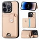 thumbnail image 3 of Funda Billetera Tejida para iPhone 14 Pro Max con Soporte y Tarjetero Beige, 3 of 5