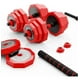 thumbnail image 3 of Set Mancuernas 20 Kg Barra Rusa Kettlebell Premium Rojo, 3 of 8