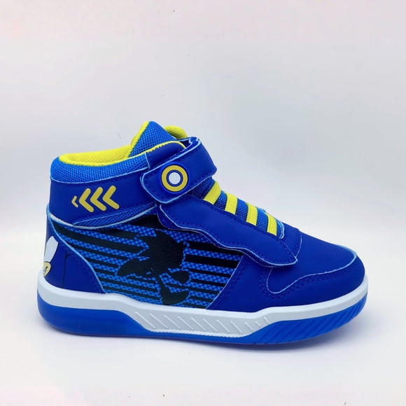 Zapatilla Caña Alta Niño Luces Run Azul Sonic