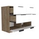 thumbnail image 4 of Cómoda Kaia 4 Cajones 2 Puertas Abatibles Miel - Blanco, 4 of 7