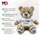 thumbnail image 4 of Oso de Peluche Messenger Bear 36 cm – Regalo Personalizado, 4 of 6