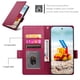 thumbnail image 4 of Para Google Pixel 9 / Pixel 10 Funda Tipo Billetera con Tapa Porta Tarjetas, Cubierta de Cuero PU con Hebilla Lateral Magnética Mate para Mujeres y Hombres, Rojo Vino, para Pixel 9 / Pixel 10, 4 of 7