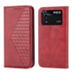 thumbnail image 4 of Funda Flip FOXDOCK para Xiaomi Poco X4 Pro 5G , Estilo Billetera con Diseño Rombo, Correa de Mano y Soporte, Uso Diario, 4 of 6