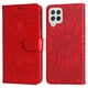 thumbnail image 1 of Funda tipo cartera FOXDOCK para Samsung Galaxy M32 4G , diseño girasol en relieve, cuero PU, cierre magnético, soporte y tarjetero, 1 of 5