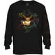 thumbnail image 1 of Camiseta Pokemon Mono Eeveeloutions Eevee de manga larga negra, 1 of 2