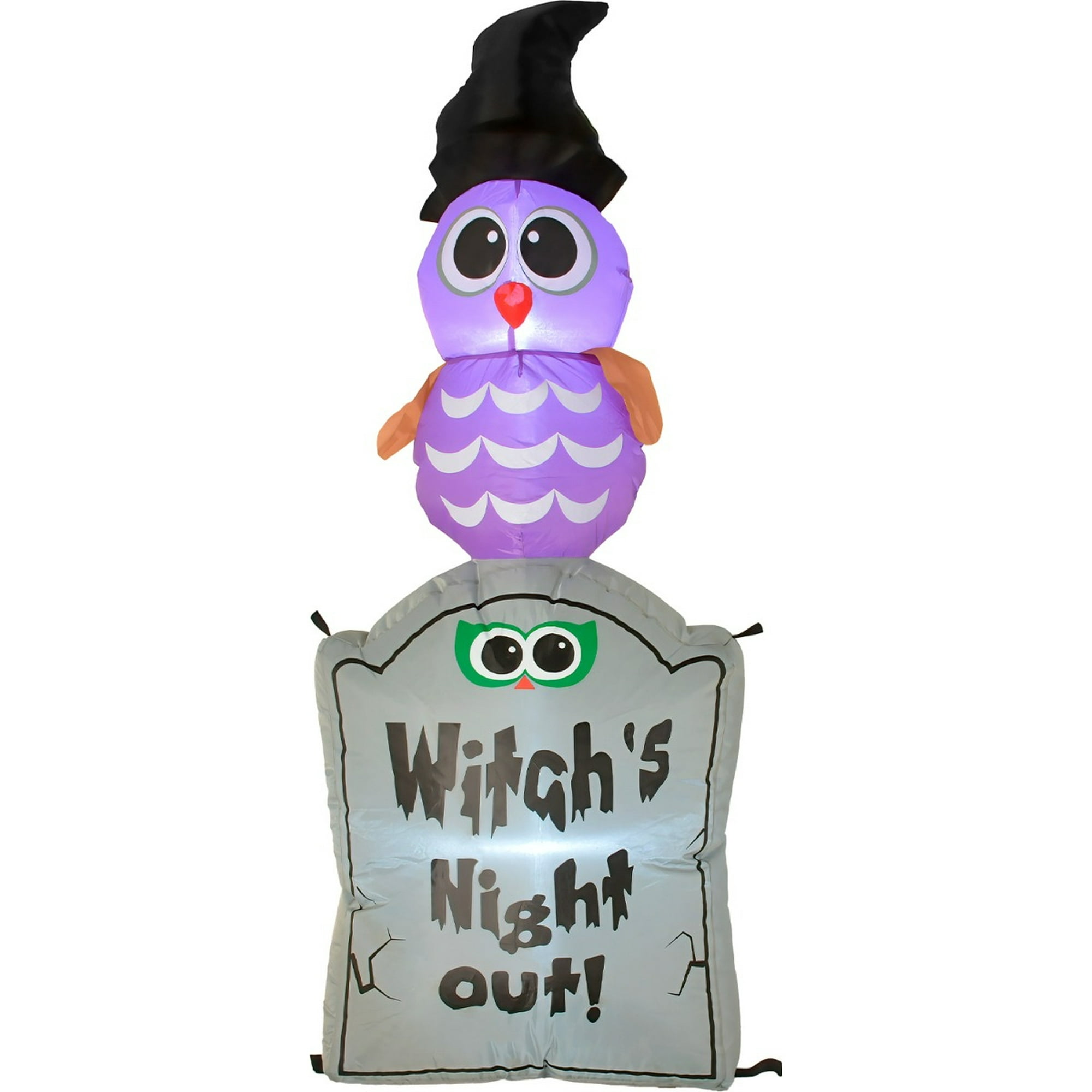 Houzer - Inflable Halloween 120 Cm Tumba Fantasma Dia De Muertos Led