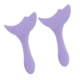 thumbnail image 2 of Plantillas Reutilizables Para Delineador De Ojos, Plantilla De Silicona, Ayudante, Lavable, Violeta, 2 Uds., 2 of 5