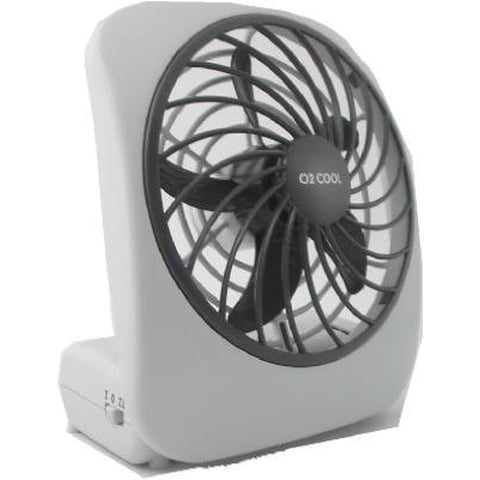 Ventilador Personal O2Cool De 5 Pulgadas Y 2 Velocidades, Funciona Con Pilas