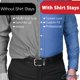 thumbnail image 2 of Sujetadores de Camisa con Estilo en W y Lazos para Pies Negros, 2 of 7