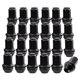 thumbnail image 1 of Juego de 24 tuercas de rueda Gdydi M14X2.0 13/16” (54 mm) negras, 1 of 8
