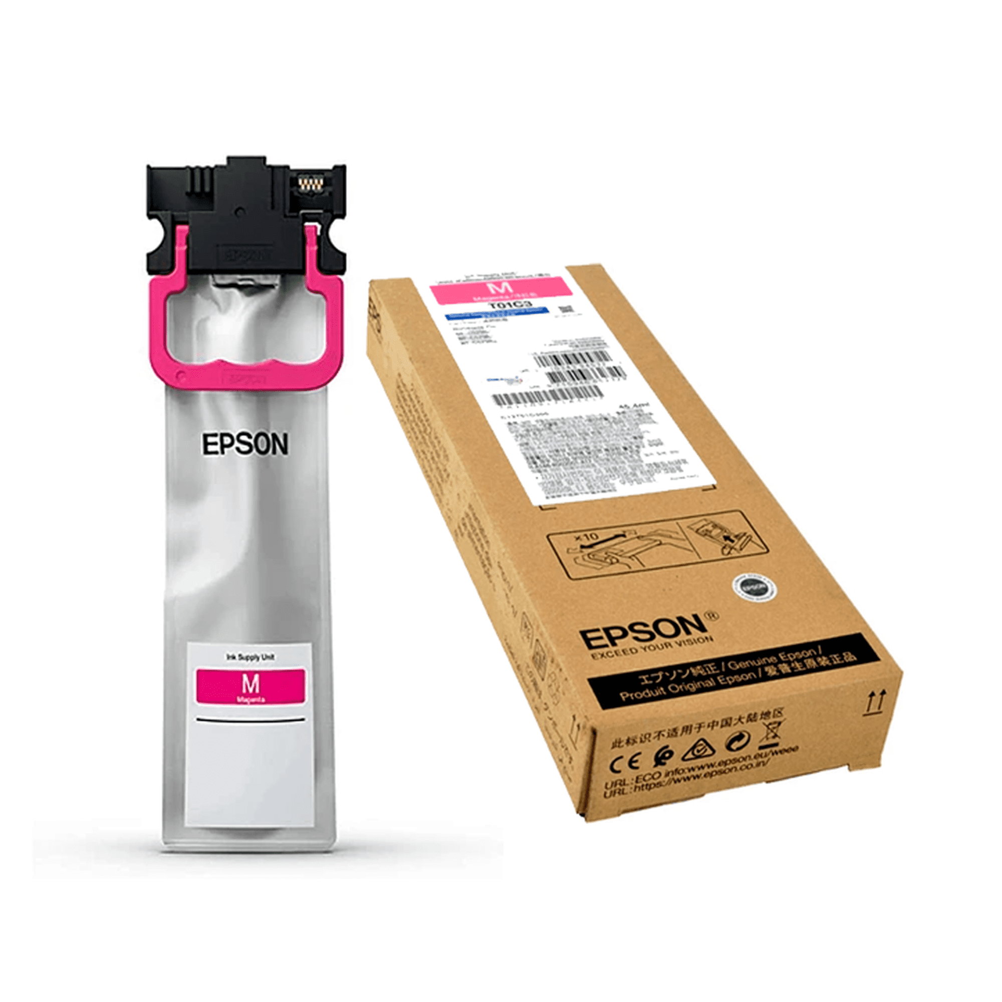 Tinta Epson T01C3 Magenta impresoras WorkForce Pro C579R | Lider