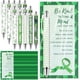 thumbnail image 1 of Plumas JiaUfmi de concientización sobre la salud mental con listón verde x50, 1 of 8