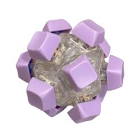 Bothyi - Pelota Antiestrés Con Teclado, Portátil, Para El Aula, Pasa El Tiempo En La Oficina, Juguete Sensorial Morado