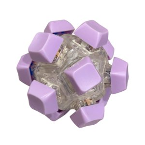 Bothyi - Pelota Antiestrés Con Teclado, Portátil, Para El Aula, Pasa El Tiempo En La Oficina, Juguete Sensorial Morado