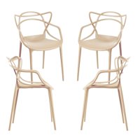 Pandalino - Pack 4 Sillas Beige Masters | Ideal Terraza Y Interior