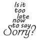 thumbnail image 1 of Decomural Justin Bieber Sorry Song Lyrics WS-40842, 1 of 2