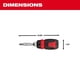 thumbnail image 3 of Desarmador Milwaukee compacto de carraca 8 en 1 multi-brocas, 3 of 6
